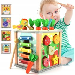 Sorter edukacyjny drewniany...